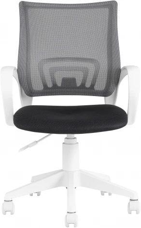 Кресло офисное TopChairs ST-BASIC-W серый крестовина пластик белый УТ000035493