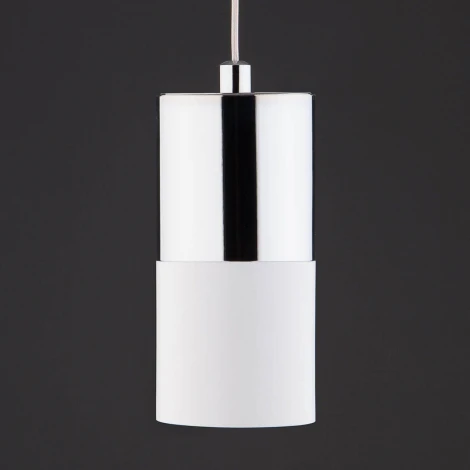 Подвесной светильник Eurosvet Mini Topper 50146/1 хром/белый