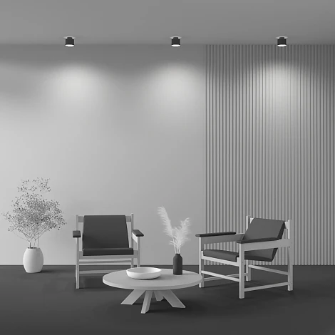 Накладной потолочный светильник Planet 4000K 1x12Вт 120° LED Maytoni Technical C009CW-L12B4K (220V, круглые)