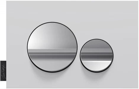 Кнопка смыва Jacob Delafon E20859-CP-MWH белая/хром