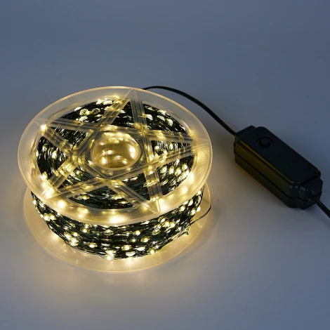 Гирлянда светодиодная "Роса", 200м. 2000 светодиодов, теплый белый свет Uniel ULD-S20000-2000/DGA WARM WHITE IP20 DEW