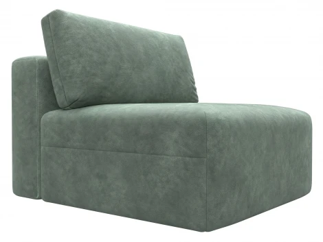 Модуль диван Лига-060 НПБ (ЛДСП,Брус,Фанера,Велюр/Зеленый) Лига Диванов 129547