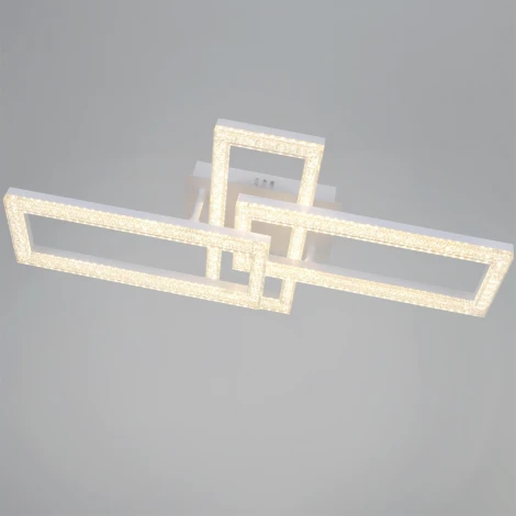 Потолочная люстра светодиодная на штанге с регулировкой цветовой температуры, яркости и ночным режимом Reluce 89560-0.3-03A WH