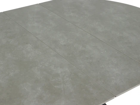 Раздвижной обеденный стол Boddy ОГОГО Обстановочка! (Керамика/Черный,Темно-серый) арт.926796