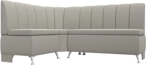 Диван кухонный угловой Кантри левый угол (Бежевый/Рогожка) Лига Диванов арт.122500L