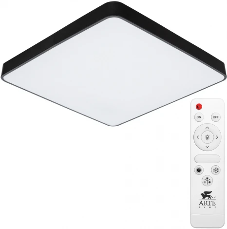 Потолочный светильник Arte Lamp Scena A2669PL-1BK (LED, 220V, пульт управления)