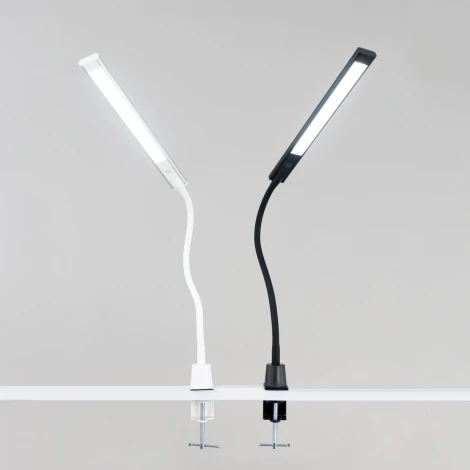 Настольная лампа гибкая на струбцине Рио CL803090N Citilux (регулировка яркости, LED, сенсорный выключатель)