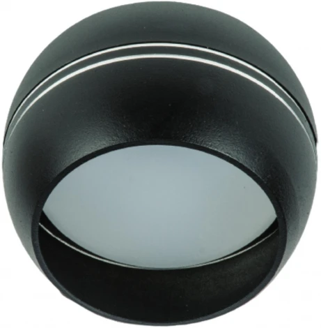 Светильник встраиваемый-накладной. Sotto DLC-S614 GX53 BLACK/SILVER (220V, круглые)