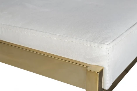 Стул барный, велюр светло-серый/золото  49*55*85 Garda Decor арт.GY-B8216GOLD-LG