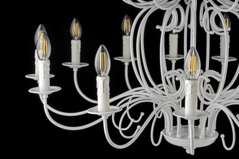 Подвесная люстра Arti Lampadari Amaro E 1.1.12 W (220V, на цепи, подсвечник, свеча)