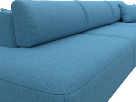 Диван прямой Лига-036 НПБ Модерн Лонг подлокотник справа Лига Диванов (Рогожка) арт.124746