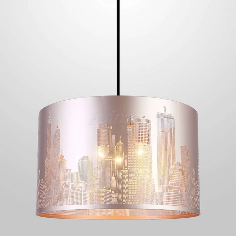 Подвесной светильник Eurosvet City 50066/3 золотой