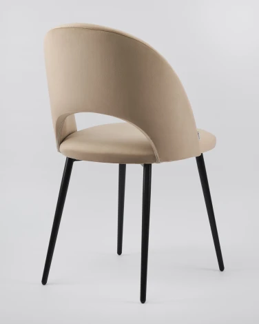 Стул MyFar Бенедикт капучино велюр (комплект 2 шт) MF1010-2