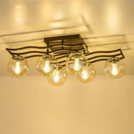 Потолочная люстра на штанге Citilux Бриз CL106265 (220V, шарики)