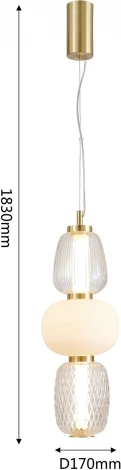 Подвесной светильник Favourite Bella 4057-1P (LED, 220V, на тросе)