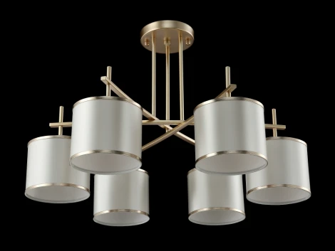 Потолочная люстра на штанге Crystal Lux Sergio PL6 GOLD (220V)