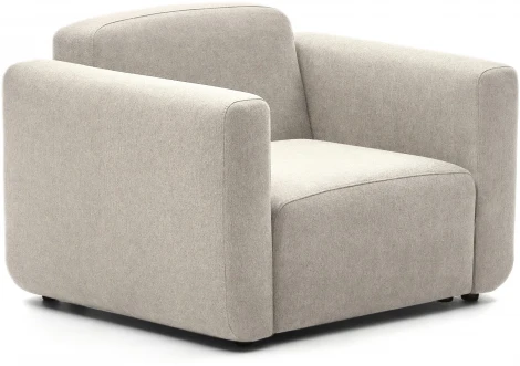 Кресло La Forma (ex Julia Grup) Neom (Бежевый/ Пенополиуретан,Сосна,МДФ)