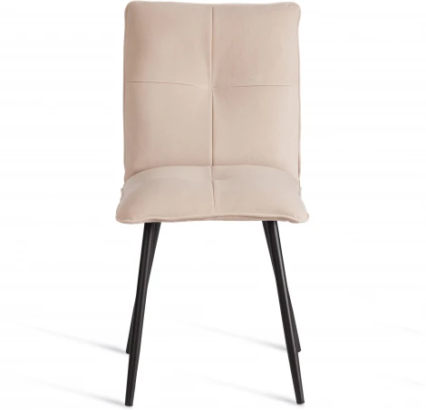 Стул обеденный Sweet Tetchair (Флок/Бежевый,Черный) арт.24814