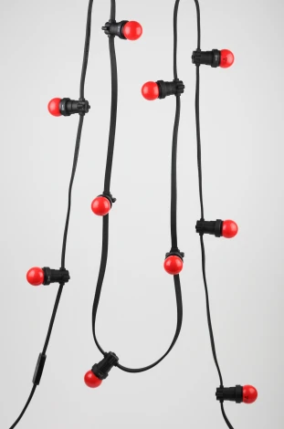 Лампочка светодиодная красная для Белт-лайт E27 1W ЭРА ERARL45-E27