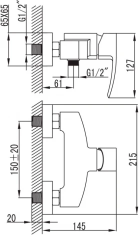 Смеситель Iddis Vane VANSB00I03WA для душа