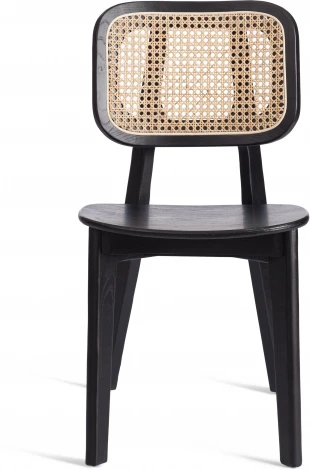 Стул ODIN Tetchair (Дерево вяз,Ротанг/Черный) арт.24414