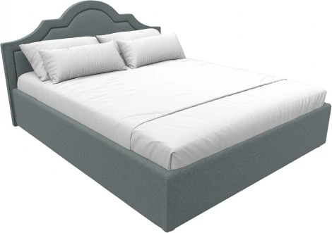 Кровать интерьерная Афина 160 (Серый/Рогожка) Лига Диванов арт.123045