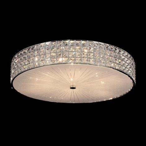 Потолочный светильник круглый Citilux Портал CL324101 (220V, хрусталь K9)