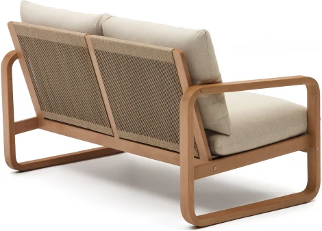 Sacaleta Уличный 2-местный диван из массива эвкалипта 142 см La Forma (ex Julia Grup) арт.158158