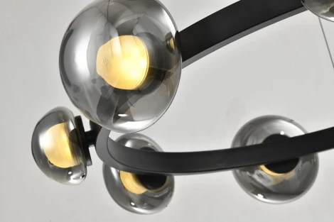 Подвесной светильник Zortes Fritto ZRS.1888.09 (LED, 220V, пульт управления, на тросе, круглые, бусы)