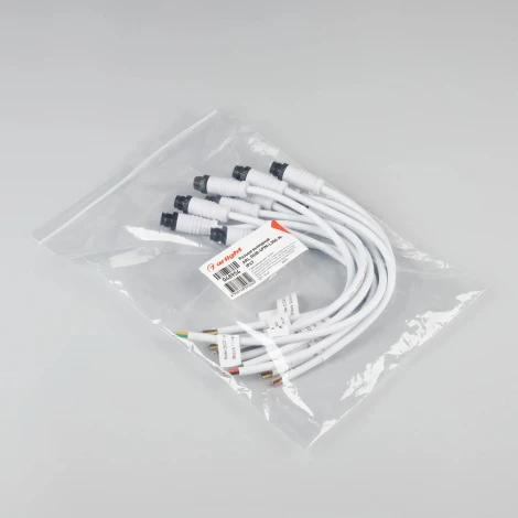 Разъем выводной ARL-RGB-4PIN-L300-M-IP67 (Arlight) 048954