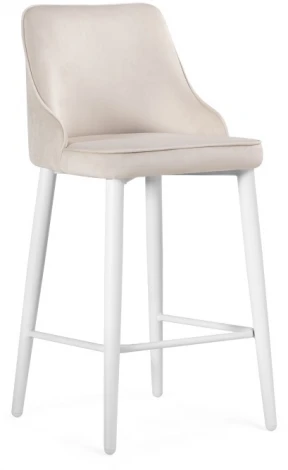 Полубарный стул Woodville Атани кремово-дымчатый / белый 528459