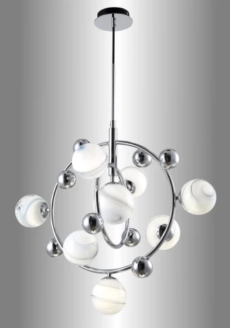 Подвесной светильник Crystal Lux SALVADORE SP8V CHROME