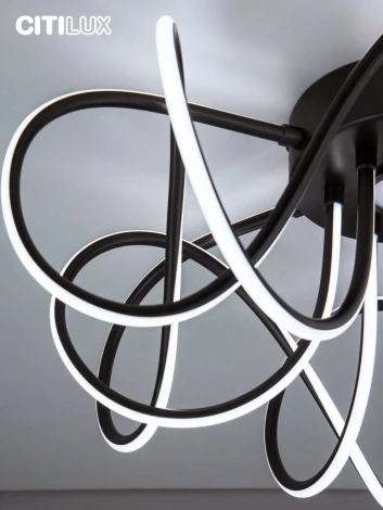 Потолочная люстра светодиодная с пультом Мишель CL229165 Citilux