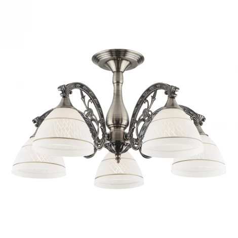 Потолочная люстра IDLamp Drina 290/5PF-Oldbronze