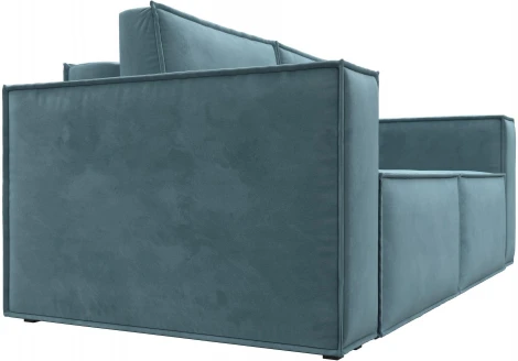 Диван прямой Куба мини (Бирюзовый/Велюр) Лига Диванов арт.121872
