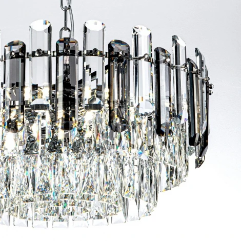 Подвесная люстра хрустальная Modelux MODELUX ML.9006.9 CR-SM