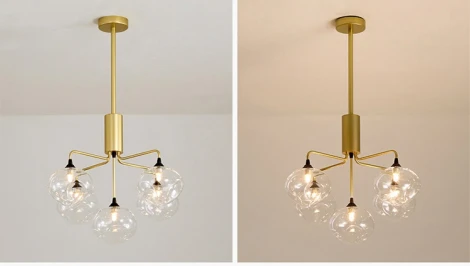 Потолочная люстра на штанге Moderli Santa V2191-P (220V, шарики)