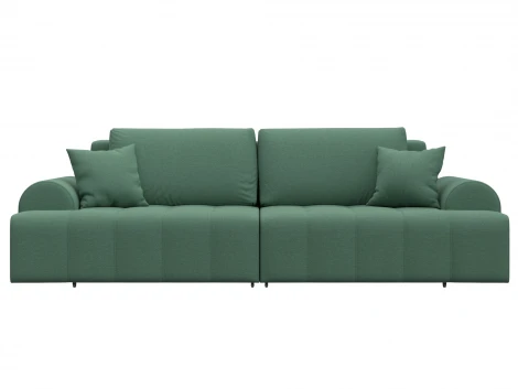 Диван прямой Лига-080 (ДСП/Пластик/Рогожка/Зеленый) Лига Диванов 131113