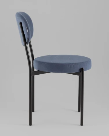 Стул Бриф Original N велюр пыльно-синий Stool Group УТ000042645