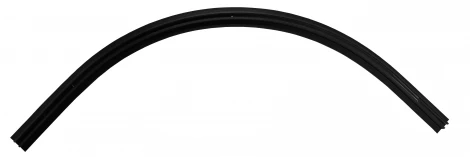 Круглый угол-соединитель для встраиваемого шинопровода Slim Line Mini, R600*L400*H15, черный Donolux Slim Line Mini R Corner 600 InB