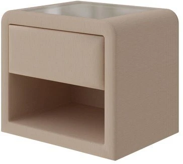 PROxSON Тумба Cube (Ткань: Рогожка Savana Camel (бежевый)) 52x41