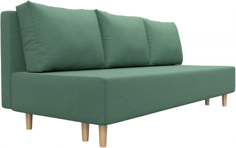 Диван прямой Лига-033 (Зеленый/Рогожка) Лига Диванов арт.124196