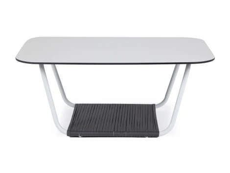 Журнальный стол 100х65см из HPL, цвет молочный 4SIS Глория RC13-100-65-G-4sis white