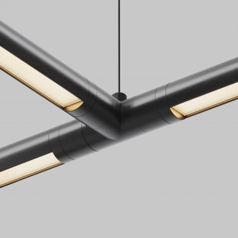 T-образный плоский коннектор для системы Shelf без ввода питания Maytoni Accessories for system Shelf CA015TC-B (24V)