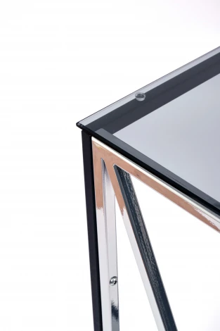 Консольный стол AllConsoles 1031-CB_S grey черный муар, серебряный