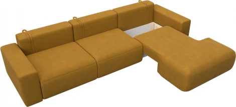 Диван угловой Лига-036 НПБ Классик Лонг правый угол Лига Диванов (Велюр) арт.127784