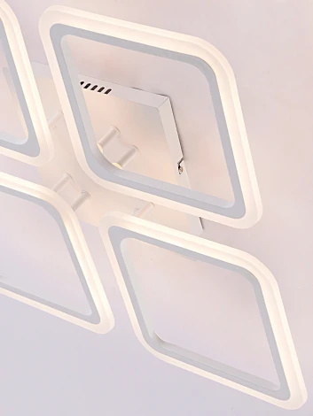 Потолочная люстра светодиодная с пультом ДУ 64W, белый, LED Natali Kovaltseva Sm LED LAMPS 81448