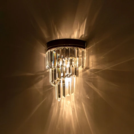 Настенный светильник каскадный Citilux Мартин CL332431 (220V, хрусталь)