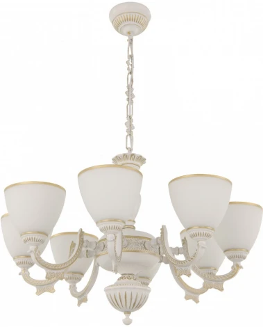 Подвесная люстра Arte Milano AM342837 342837/8 WT+G (220V, на цепи)