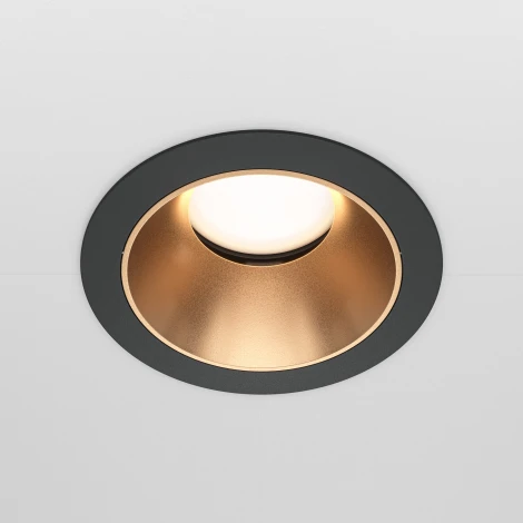 Встраиваемый светильник Share GU10 1x10Вт Maytoni Technical DL051-U-1BMG (220V, круглые)